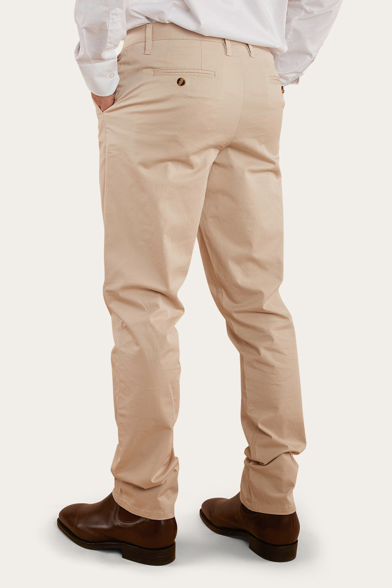 Collins Mens Regular Fit Chino Pant Bone