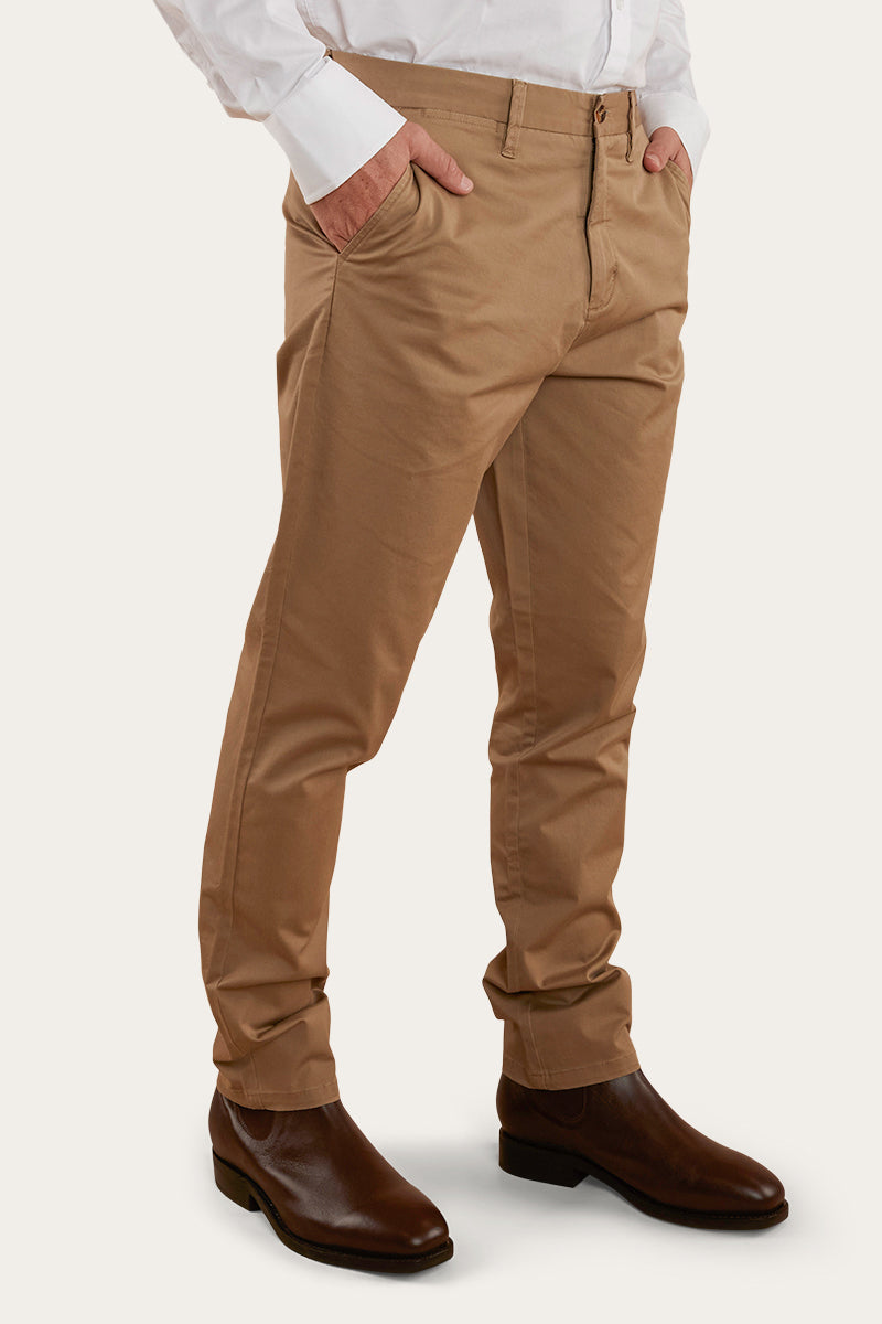 Collins Mens Regular Fit Chino Pant Clay