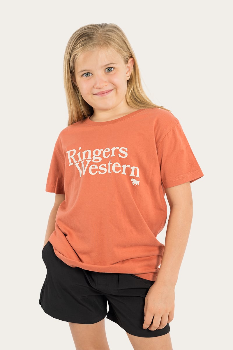 Jabiru Kids Classic Fit T-Shirt - Terracotta