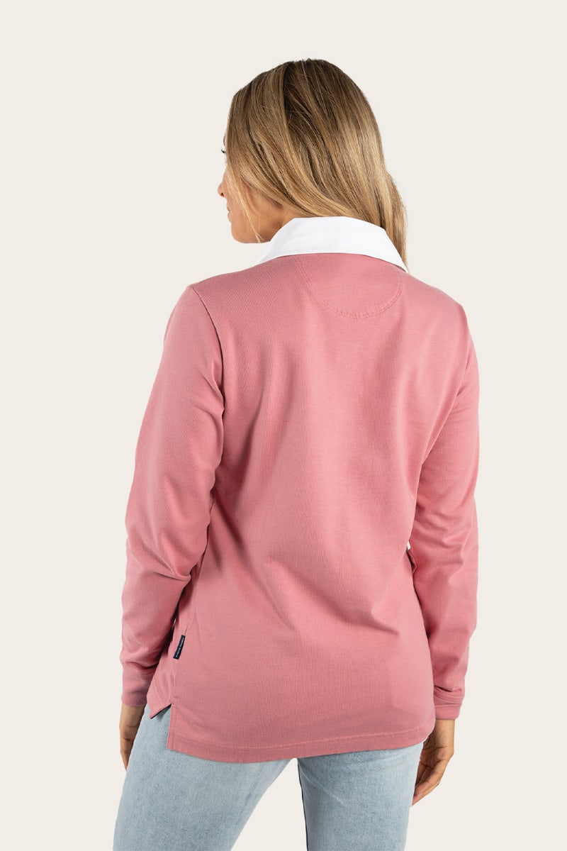 Portland Womens Rugby Jersey - Rosey Pink