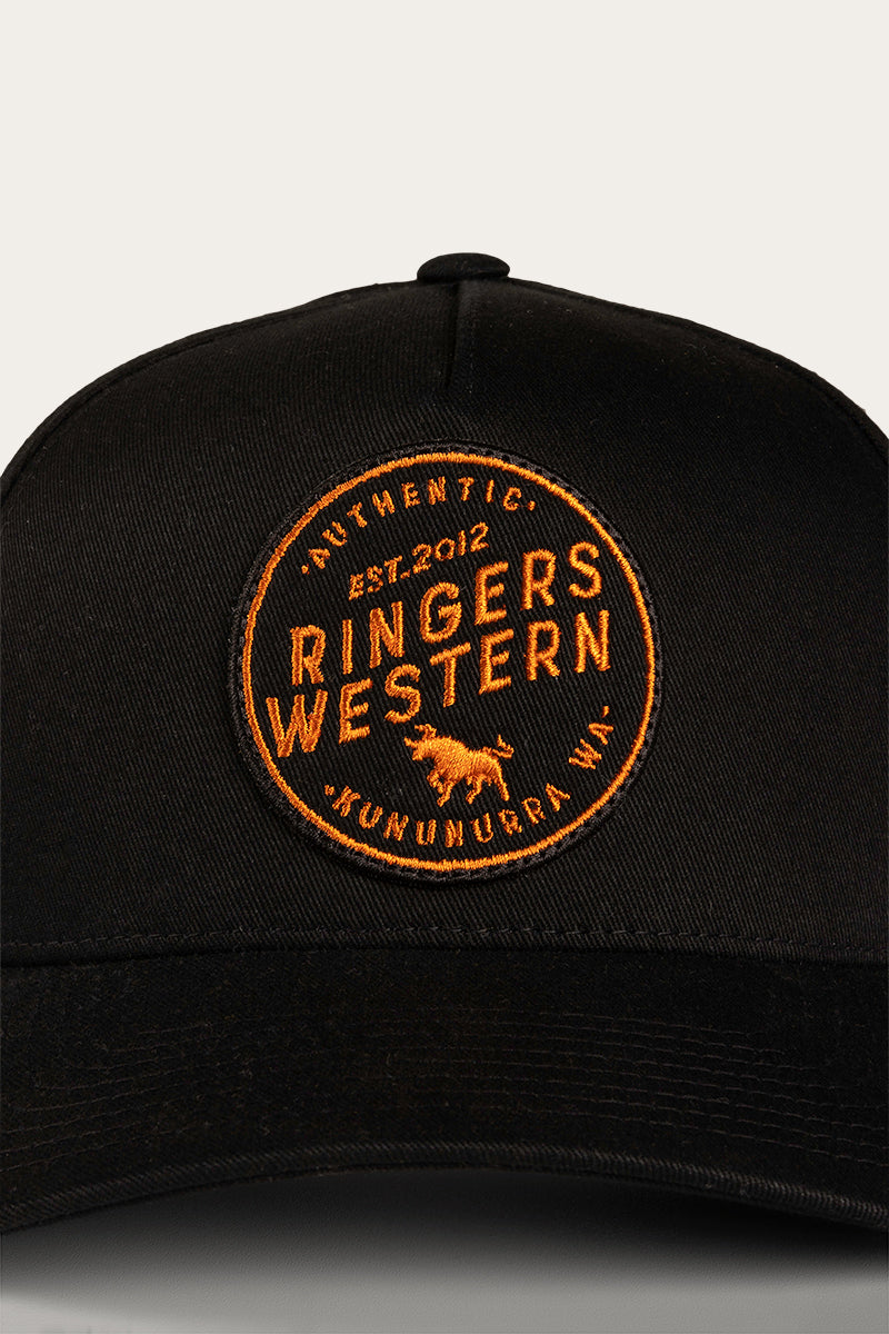 Rye Baseball Cap - Black