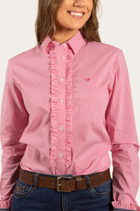 Ainsley Womens Dress Shirt - Peach