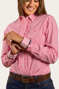 Ainsley Womens Dress Shirt - Peach
