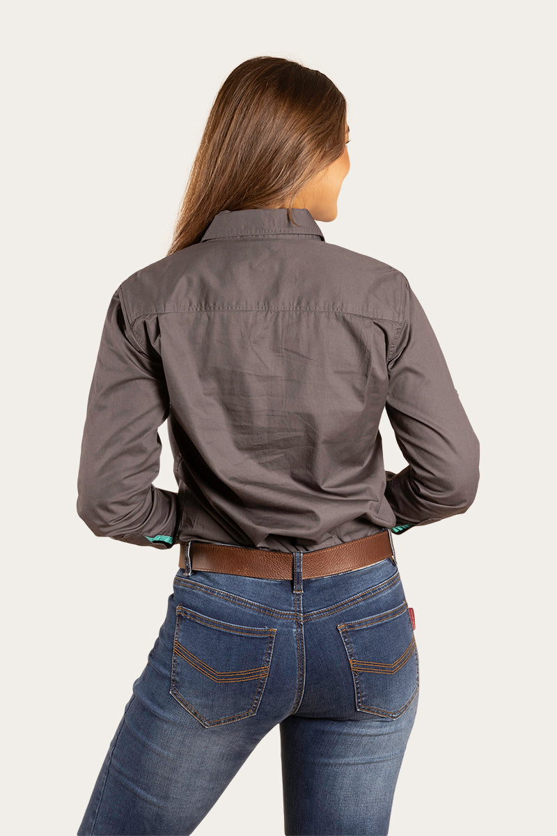 Pentecost River Womens Half Button Work Shirt - Magnum
