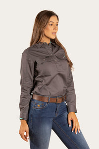 Pentecost River Womens Half Button Work Shirt - Magnum