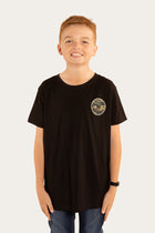 Signature Bull Kids Classic Fit T-Shirt - Black/Camo