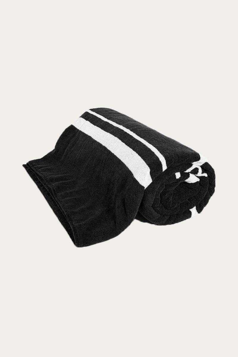 Tamarama Beach Towel - Black/White