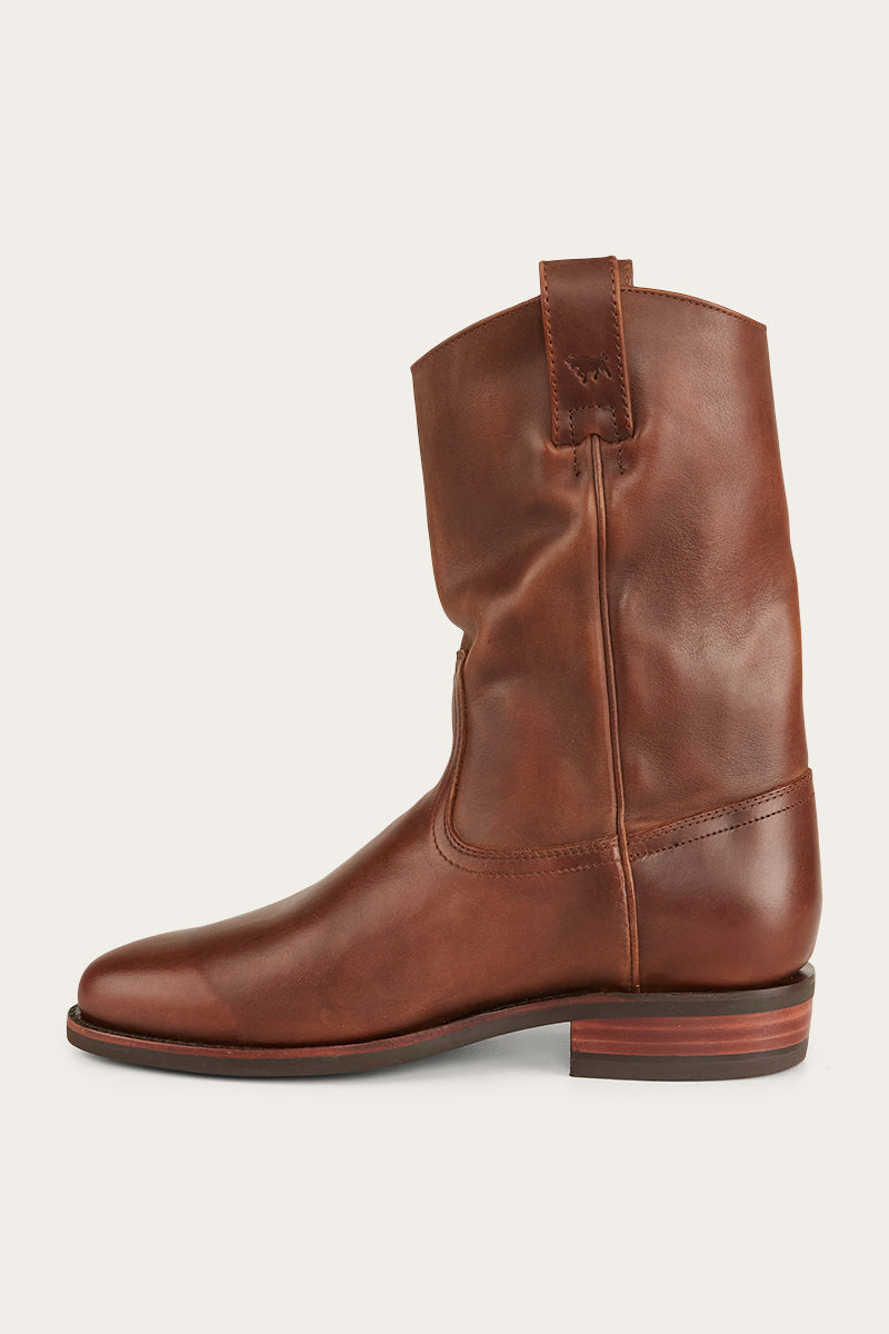 Kimberley Mens High Boot - Burnt Brown