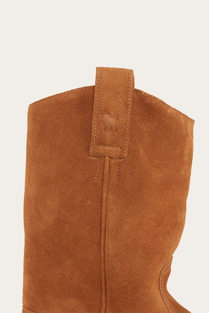 Kimberley Mens High Boot - Dark Camel