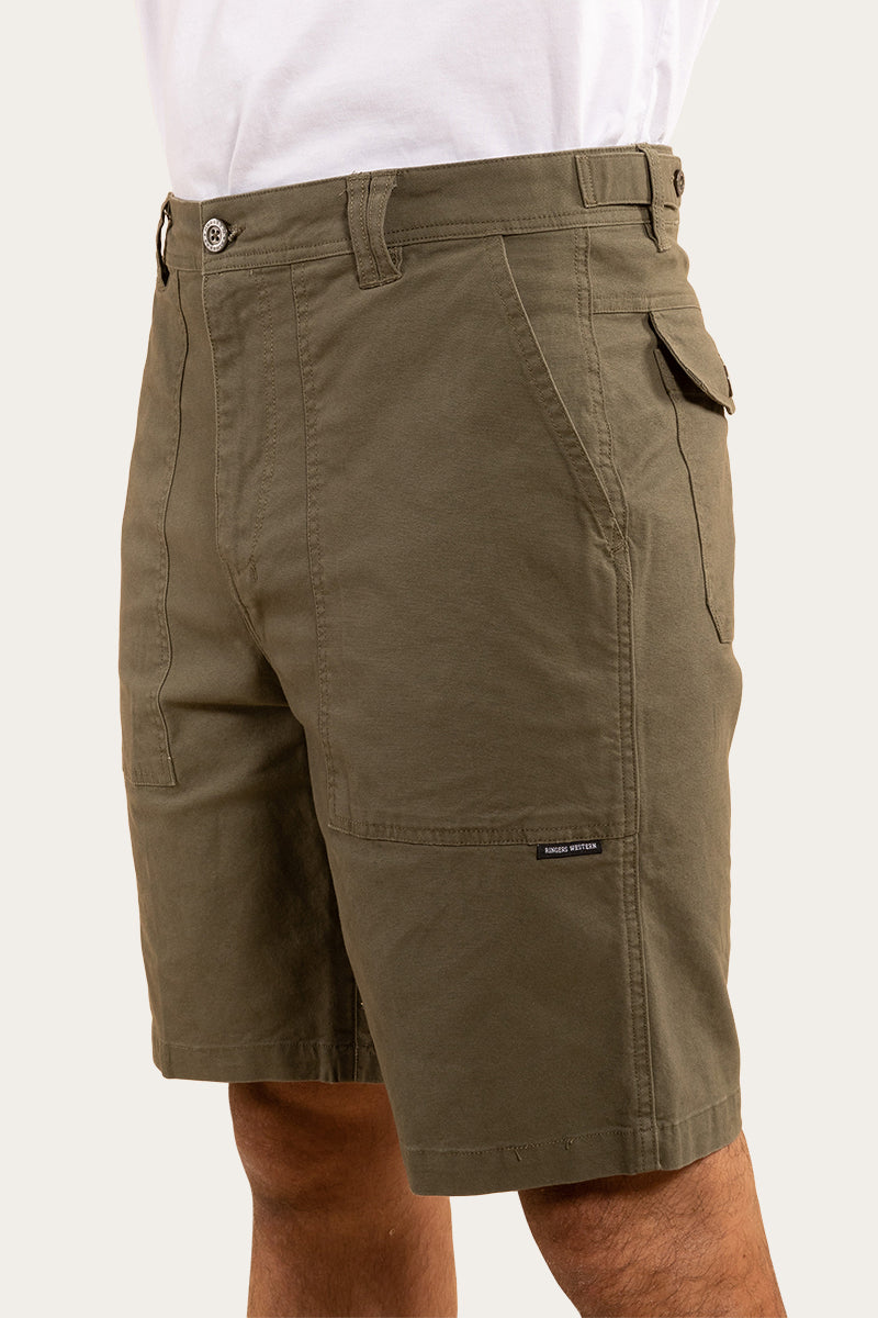 Dark khaki cargo shorts hotsell