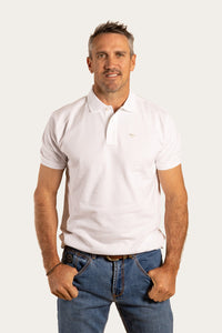Essential Mens Polo - White