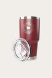 Yarra Powder Coated Insulated Tumbler - Maroon