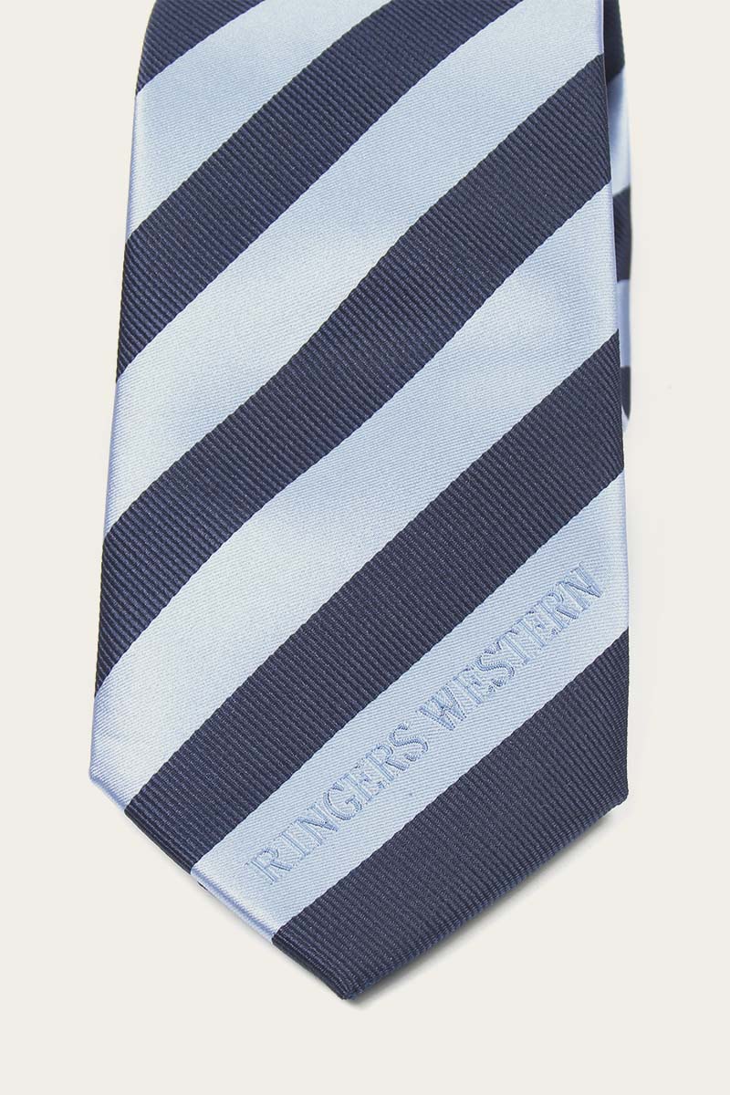 Flemington Stripe Tie Navy