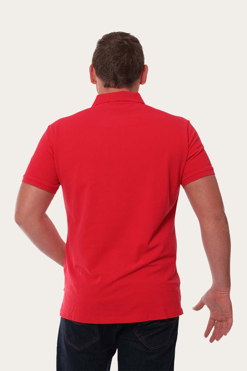 Classic Mens Polo Shirt Red