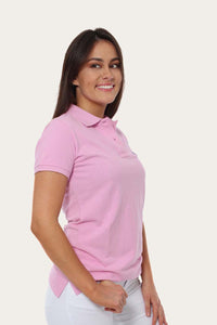 Classic Womens Polo Shirt Pastel Pink