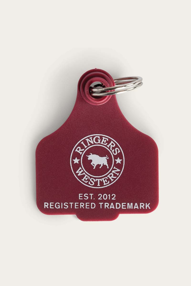 Cattle Tags - Burgundy