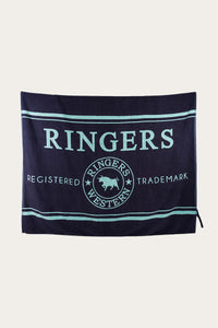 Tamarama Beach Towel - Dark Navy/Sea Glass