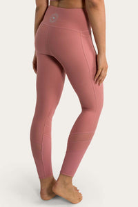 Jenna Womens High Rise Ankle Grazer Tight - Dusty Rose