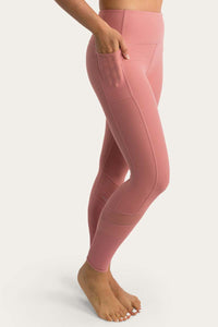Jenna Womens High Rise Ankle Grazer Tight - Dusty Rose