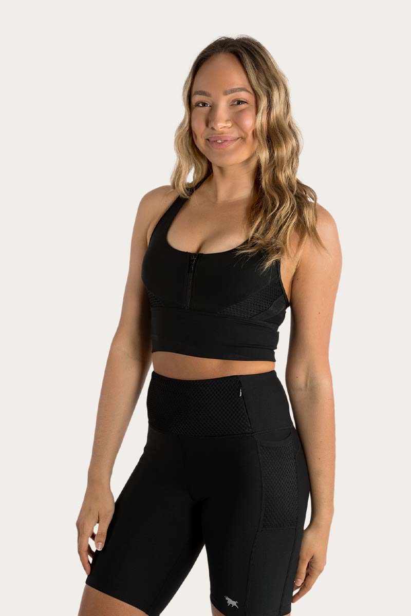 Long length sports bra 2025