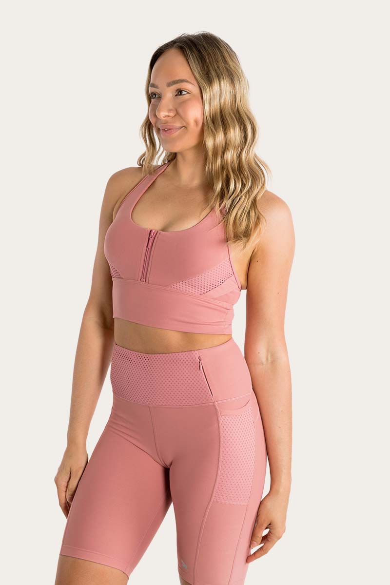 Long length sports bra clearance