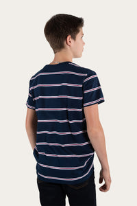 Budd Kids Classic Fit T-Shirt - Navy Stripe