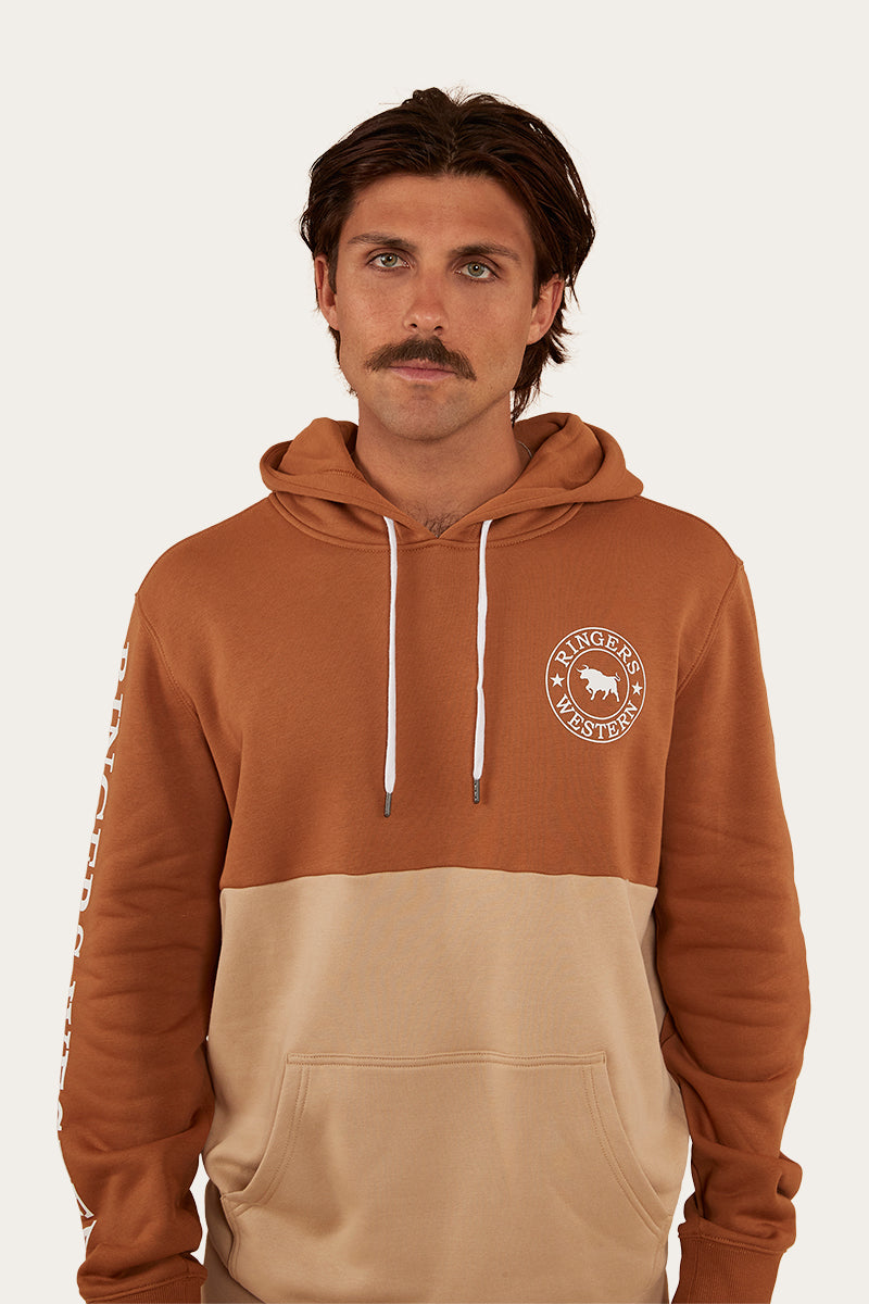 Hahndorf Mens Hoodie Toffee/Dark Sand