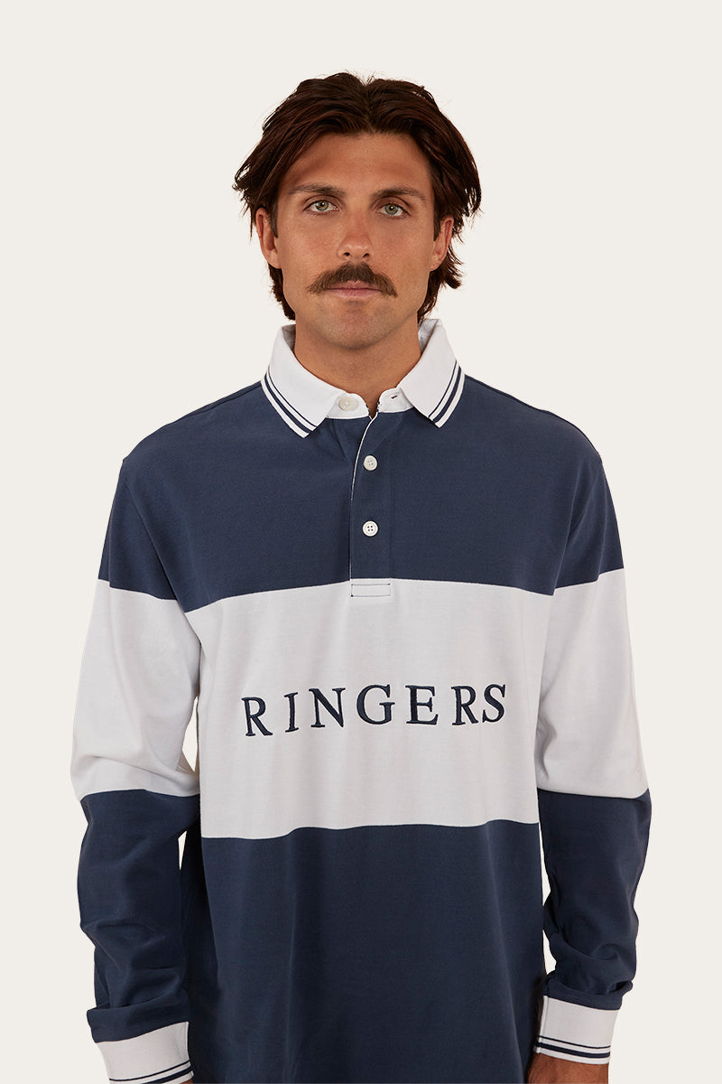 Redding Mens Rugby Jersey - Navy