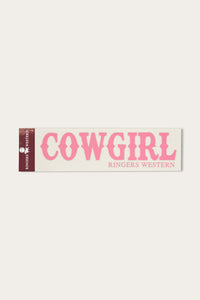 Cowgirl Die Cut Sticker - Melon