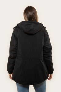 Warragul Womens Hooded Jacket - Black