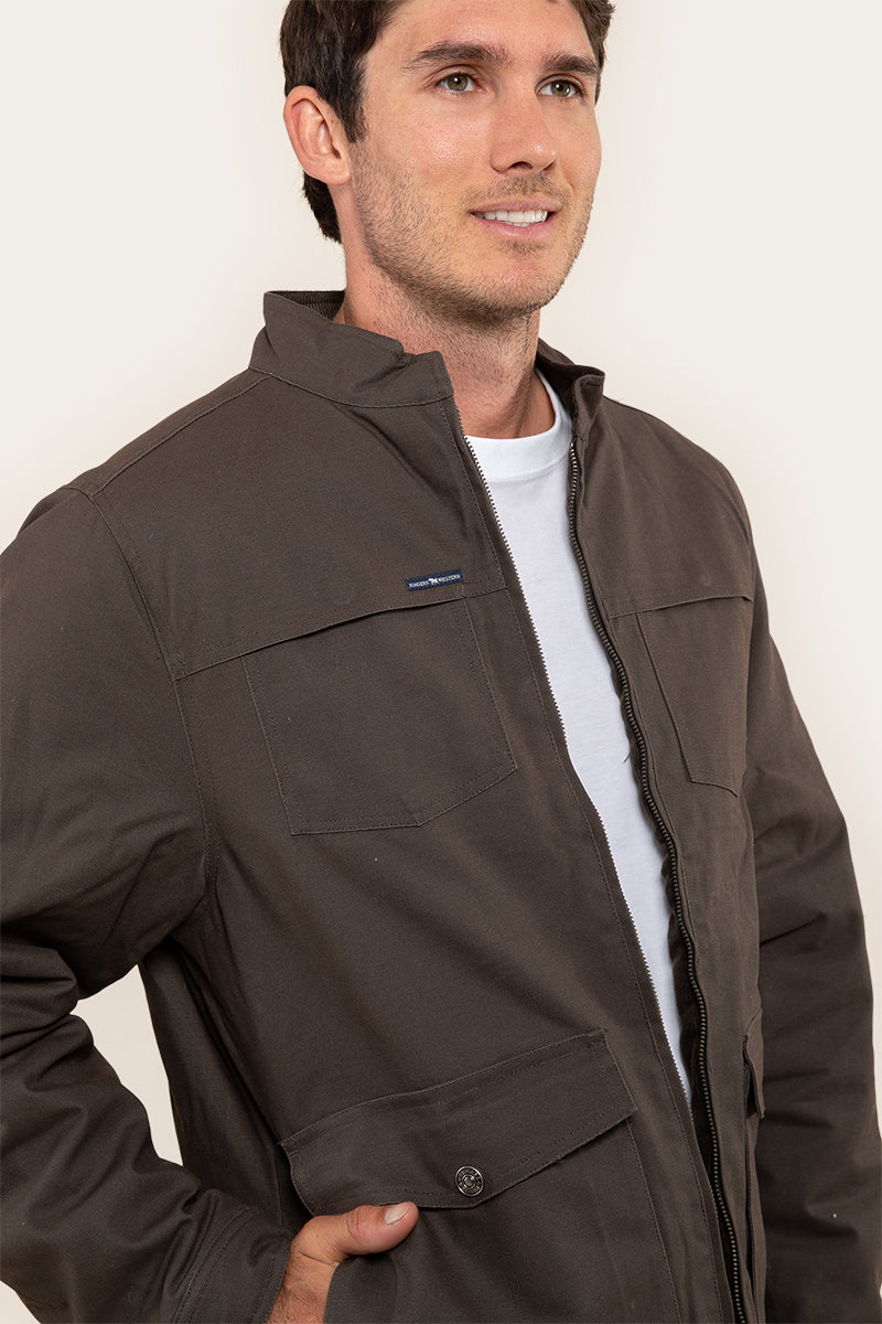 Mens oilskin deals jacket
