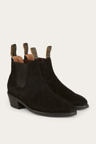 Filly Womens Classic Boot - Black Suede