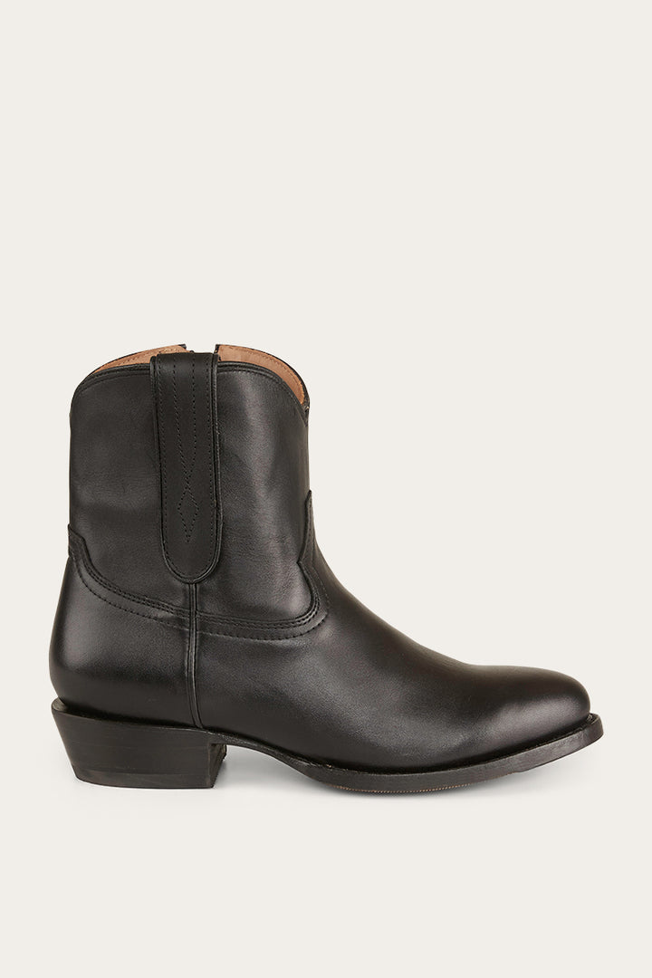 Mia Womens Cuban Heel Boot Black