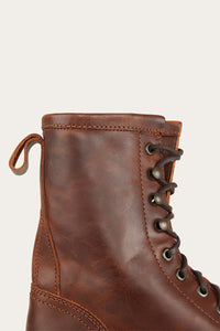 Walcha Womens Lace Up Boot - Burnt Brown
