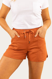 Tora Womens Heavy Weight Ruggers - Rust