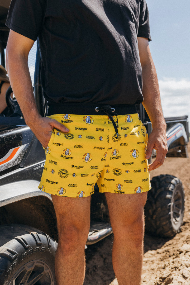 Bundy Mens Heavy Weight Rugger - Yellow
