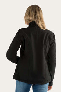 Kiama Womens Slim Line Wind Breaker - Black