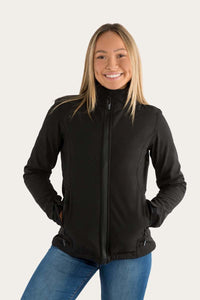 Kiama Womens Slim Line Wind Breaker - Black