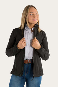Kiama Womens Slim Line Wind Breaker - Black