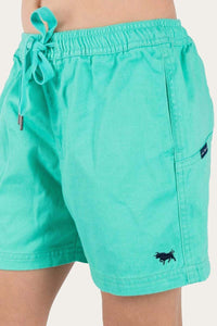 Kids Heavy Weight Ruggers - Mint with Dark Navy