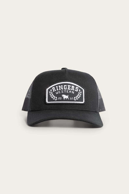 Wheatbelt Wool Trucker Cap - Black