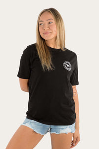 Signature Bull Womens Classic Fit T-Shirt - Black/White