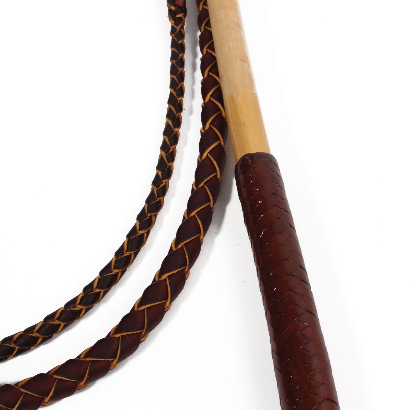 Australian Made 6ft Stockmans Whip - Red Hide