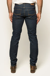 Burke Mens Tapered Slim Leg Jean - Dark Blue